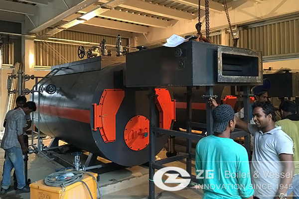 Projet de chaudière à gaz WNS 2 T à Bangladesh